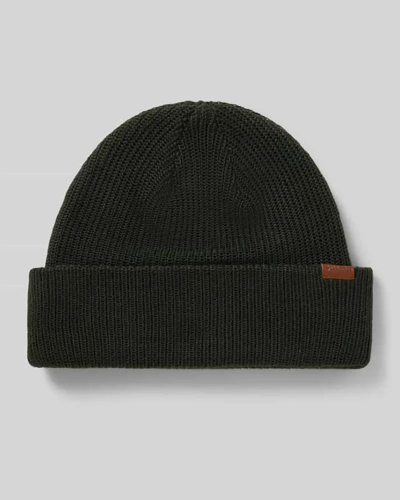 Columbia Sportswear Company Strickmütze mit Label-Detail Modell 'PORTSIDE FISHERMAN Oliv