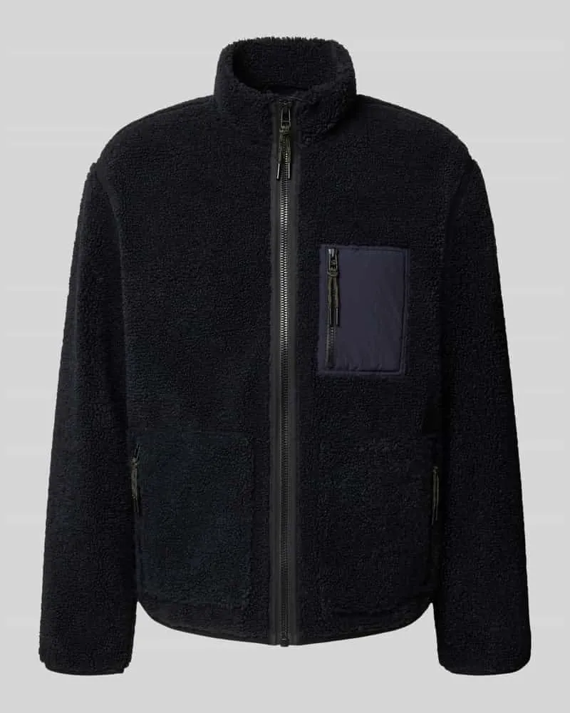Marc O'Polo Regular Fit Jacke mit Teddyfell 