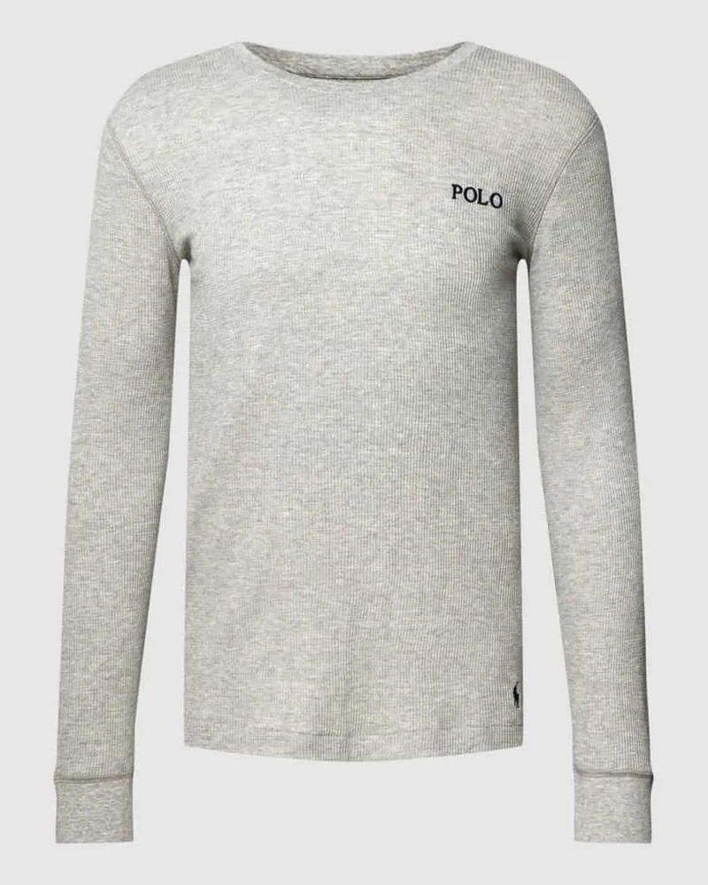 Ralph Lauren Longsleeve mit Strukturmuster Modell 'WAFFLE 