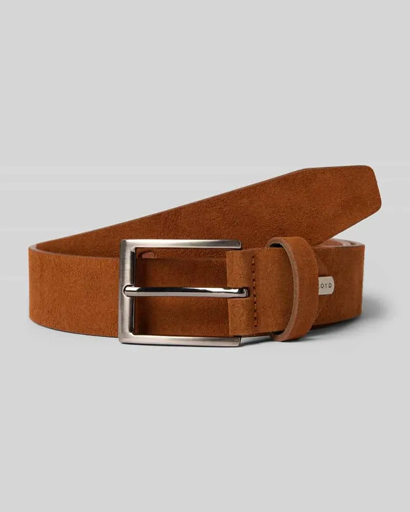 Lloyd Belts Gürtel aus Leder mit Dornschließe Cognac