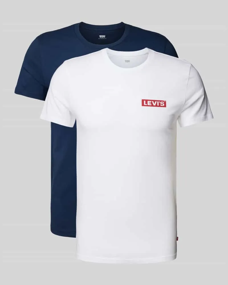 Levi's Slim Fit T-Shirt im 2er-Pack 