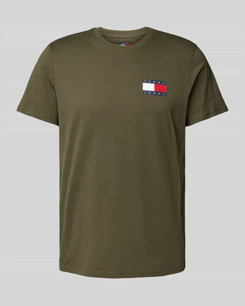 Tommy Hilfiger Slim Fit T-Shirt mit Label-Print Modell 'ESSENTIAL 