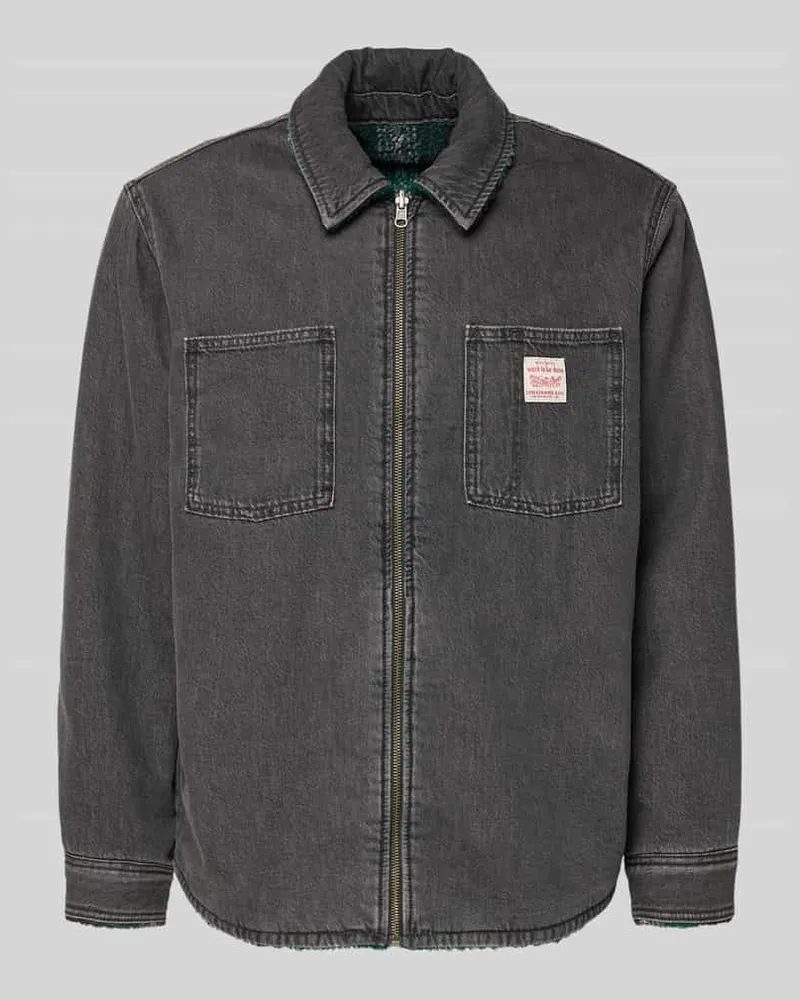 Levi's Jeans- Wendejacke mit Label-Patch Black