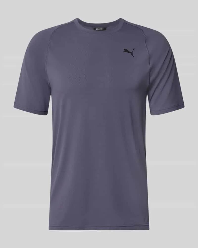 Puma Regular Fit Sport-T-Shirt mit Logo-Print Modell 'M PWRMODE Anthrazit