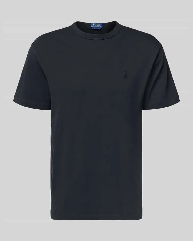 Ralph Lauren Classic Fit T-Shirt mit Label-Stitching Black