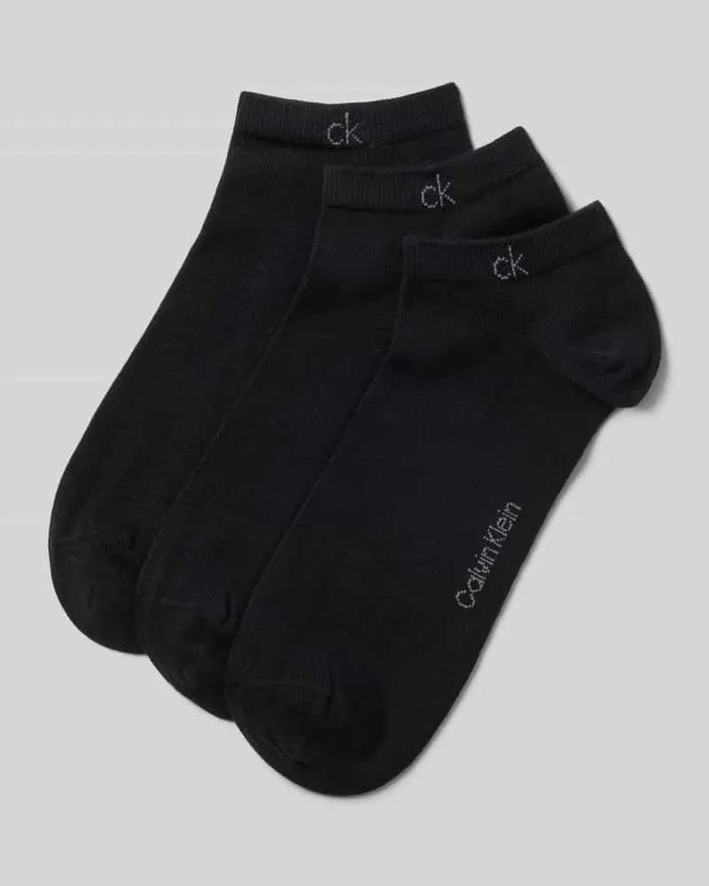 Calvin Klein Socken aus Baumwoll-Mix im 3er-Pack Black
