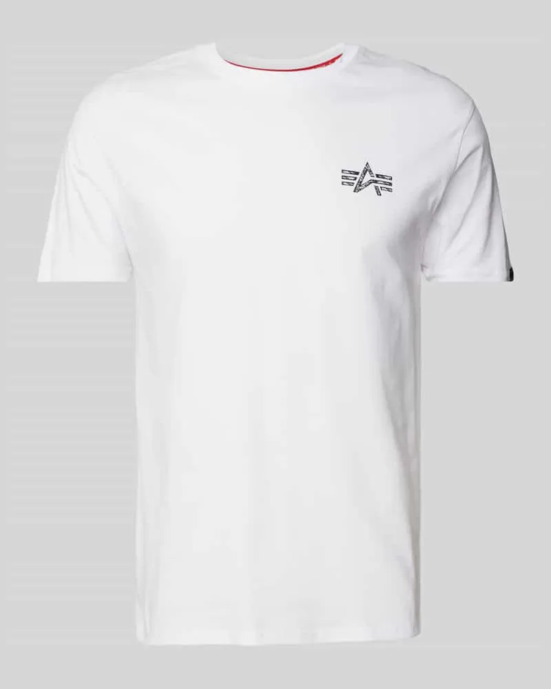 Alpha Industries T-Shirt mit Logo-Print 