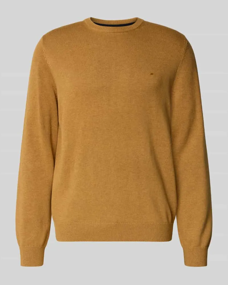 Christian Berg Strickpullover mit gerippten Abschlüssen 