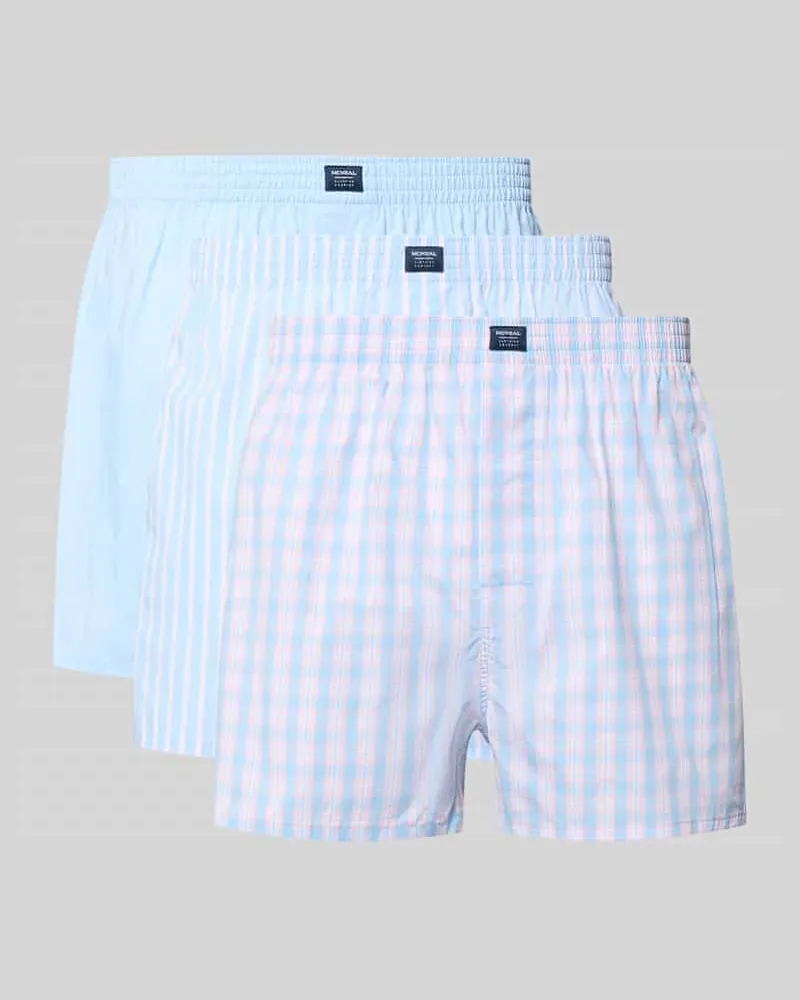 McNeal Boxershorts mit Label-Detail im 3er-Pack Hellrosa