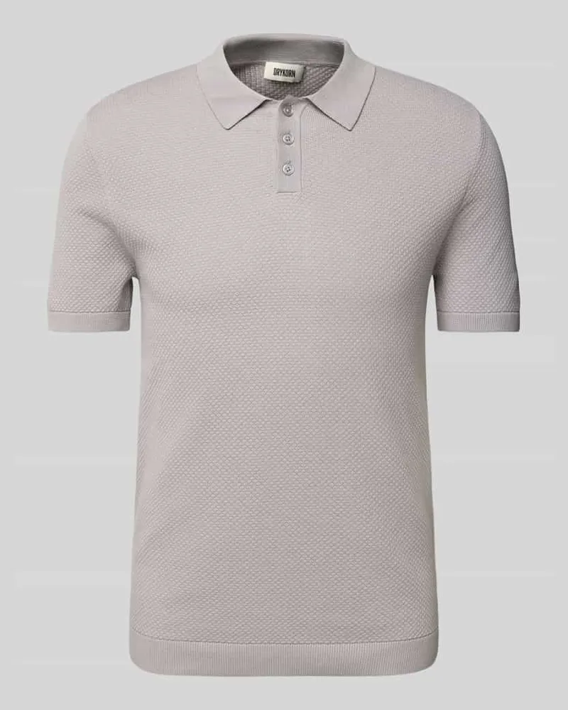 Drykorn Slim Fit Poloshirt mit Strukturmuster Modell 'TRITON 