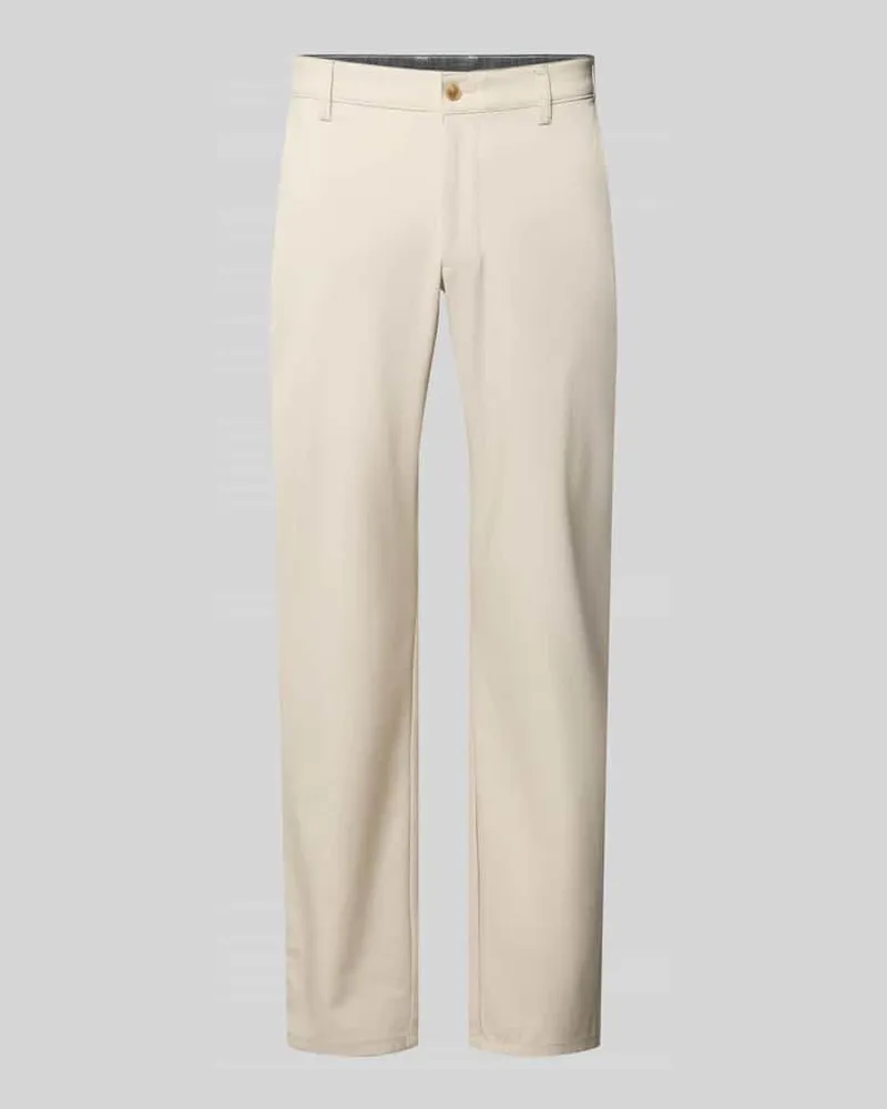 Christian Berg Stoffhose mit französischen Eingrifftaschen Sand