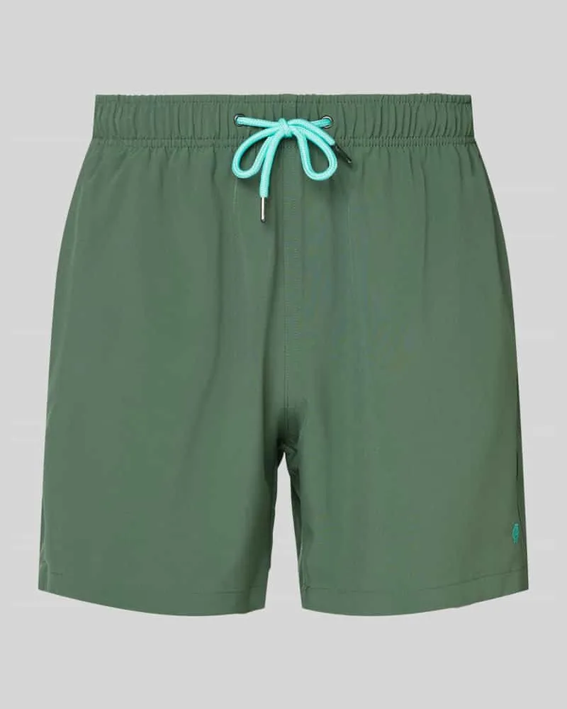 McNeal Relaxed Fit Badeshorts mit Logo-Stitching 