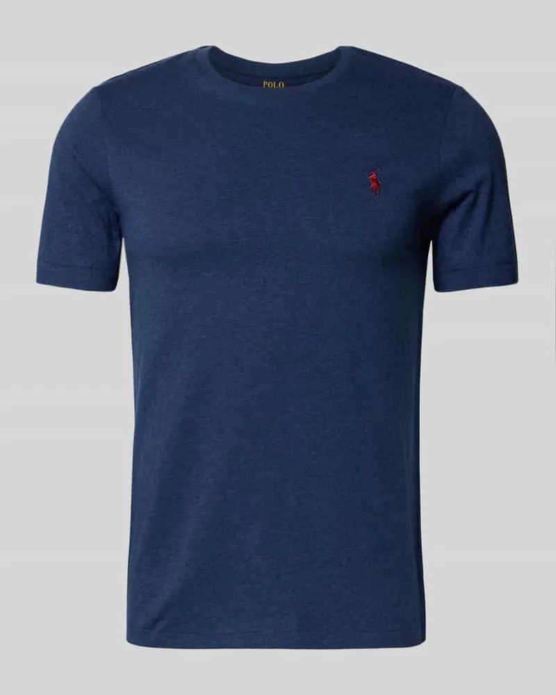 Ralph Lauren T-Shirt mit Logo-Stitching Marine