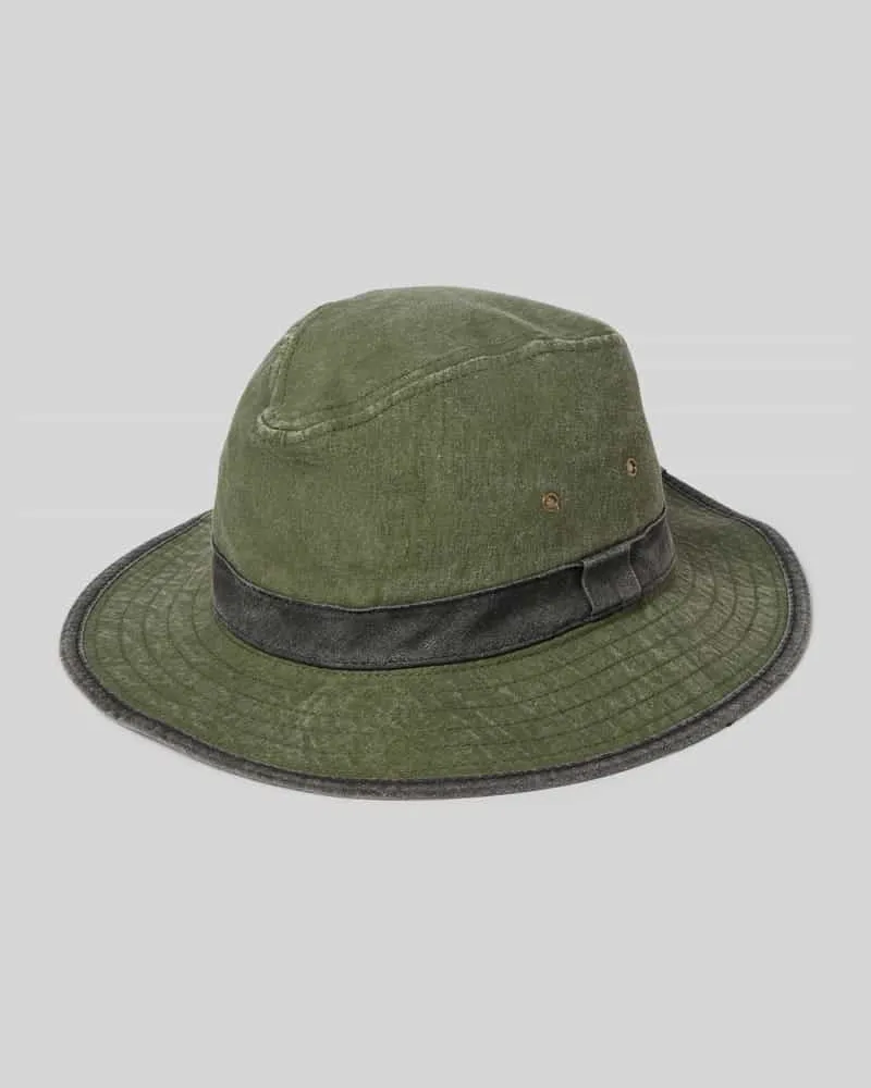 Müller Headwear Safarihut aus Baumwolle mit Hutband Oliv