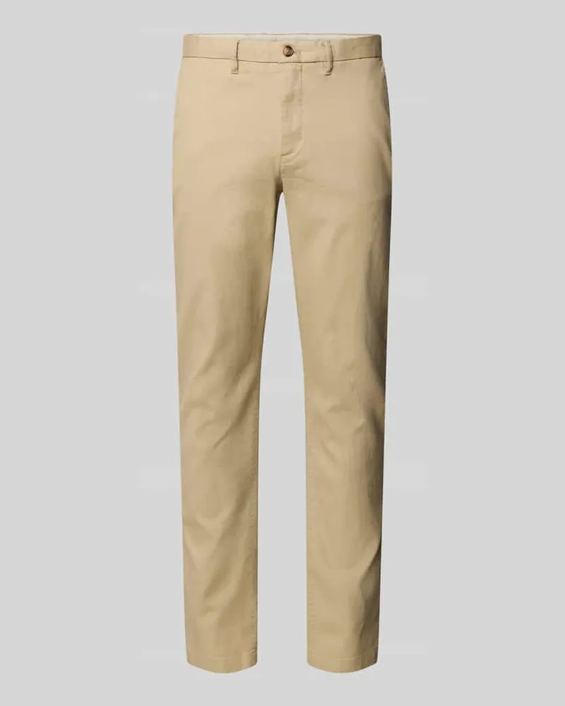 Tommy Hilfiger Slim Fit Chino aus Baumwoll-Mix Beige