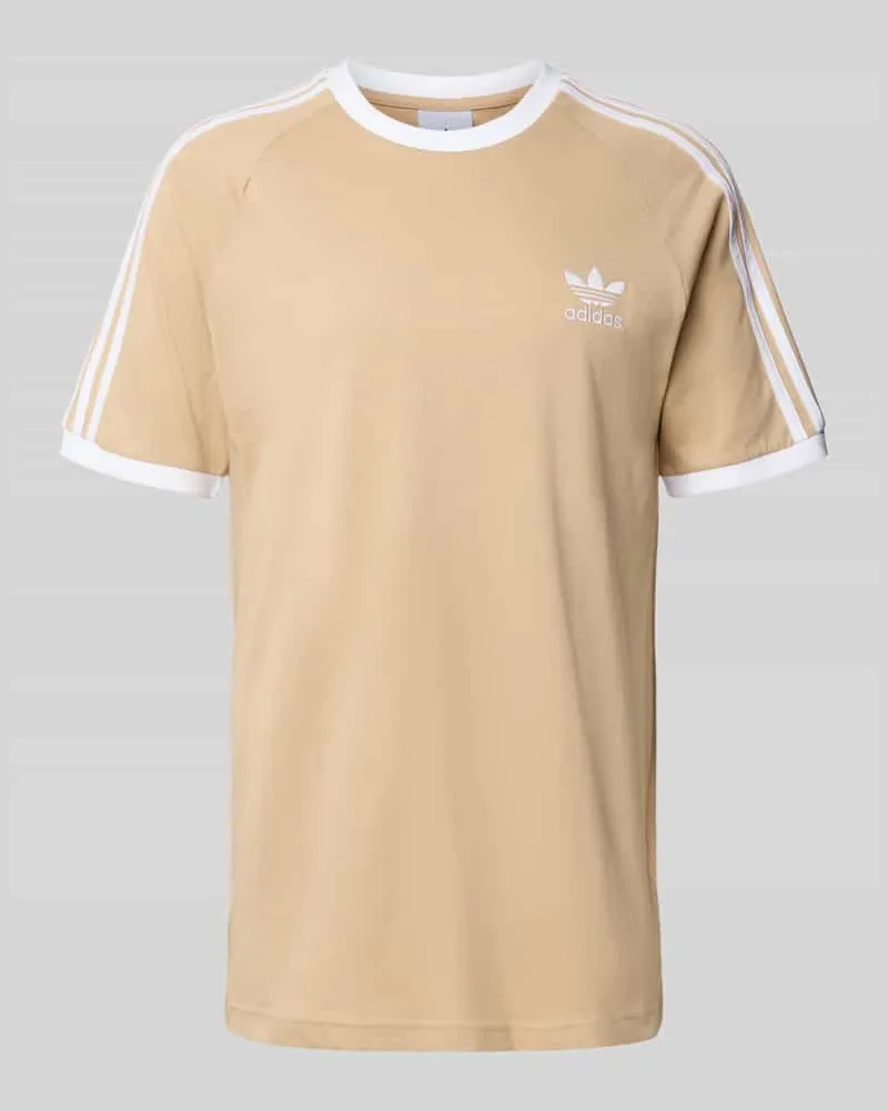 adidas T-Shirt mit Label-Stitching 