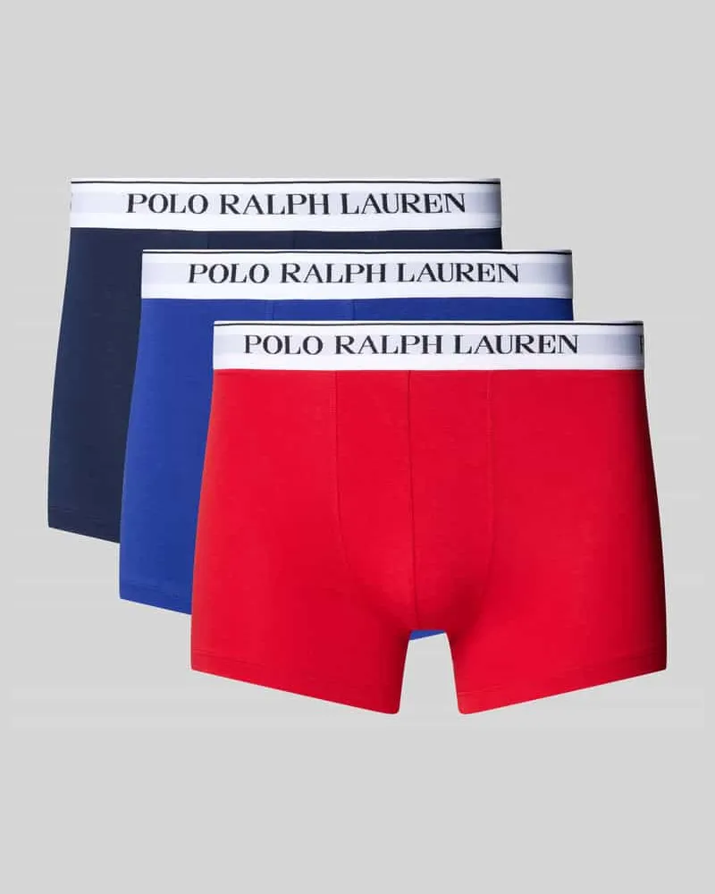 Ralph Lauren Trunks mit elastischem Logo-Bund im 3er-Pack 