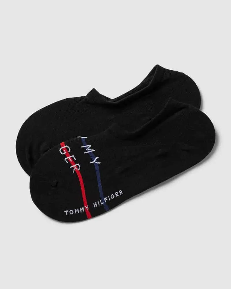 Tommy Hilfiger Füßlinge mit Label-Print im 2er-Pack 