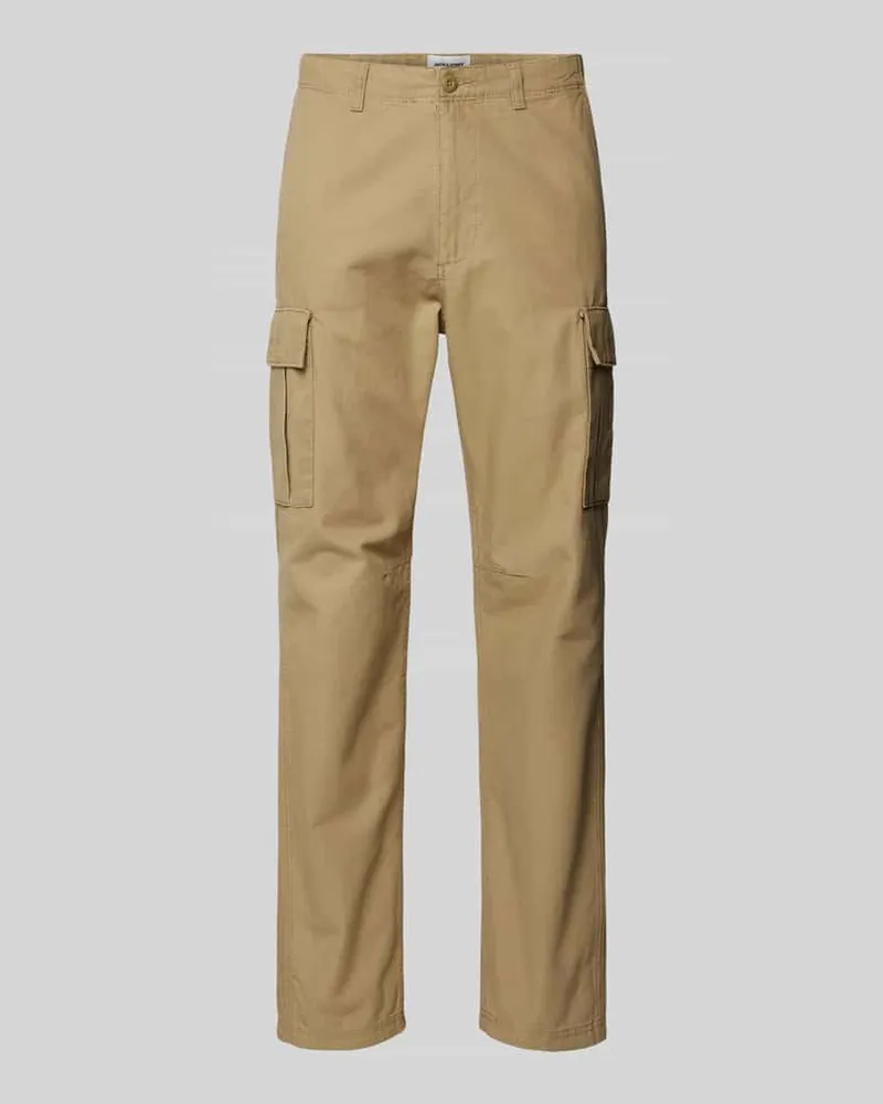 Jack & Jones Straight Leg Cargohose mit Eingrifftaschen Modell 'BARKLEY 