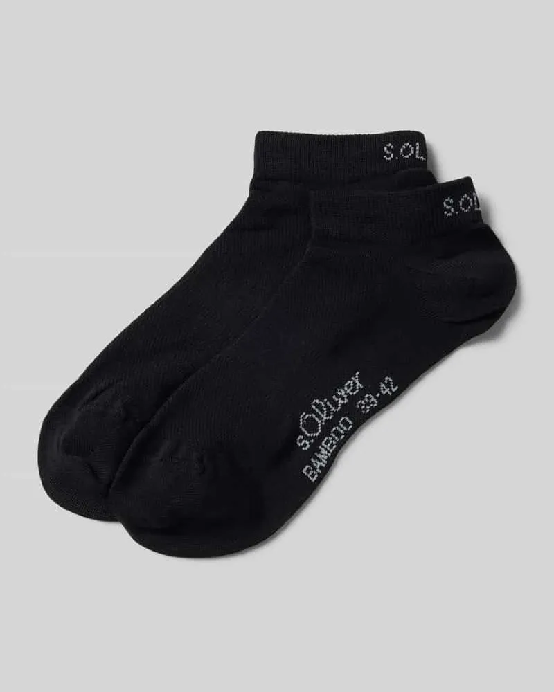 S.Oliver Sneaker-Socken aus Viskose-Mix im 2er-Pack 