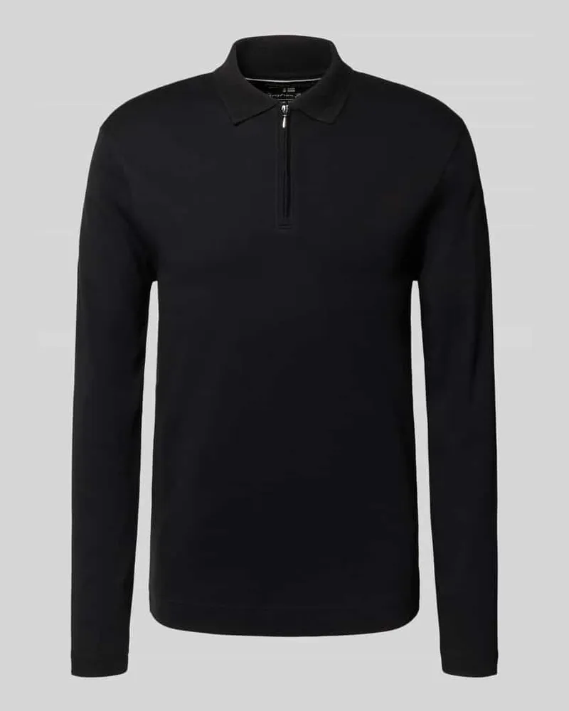 Christian Berg Slim Fit Poloshirt mit Reißverschluss 
