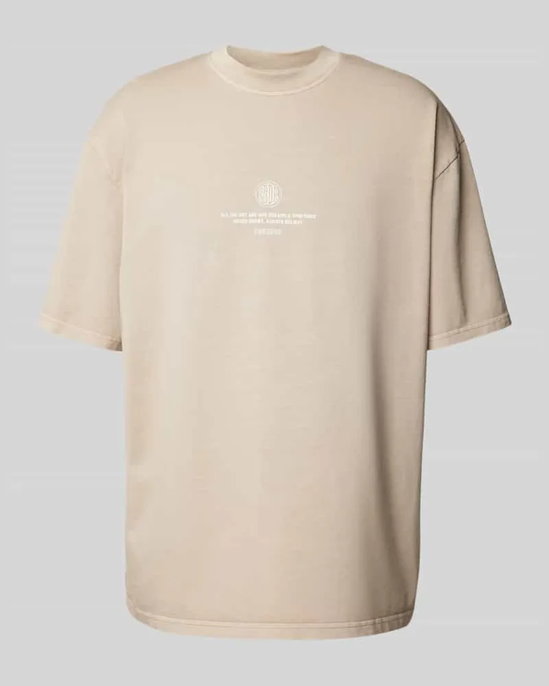 PEGADOR Oversized T-Shirt mit Label-Print Modell 'BAYLOR 