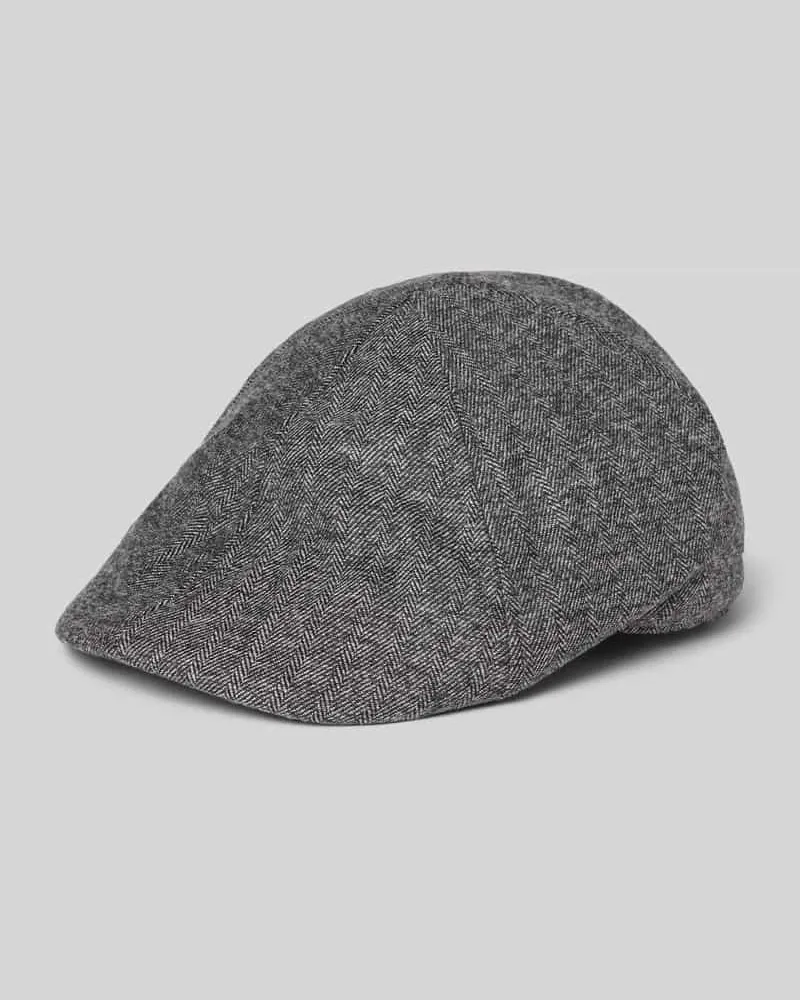 Müller Headwear Schiebermütze mit verstärktem Schirm Mittelgrau