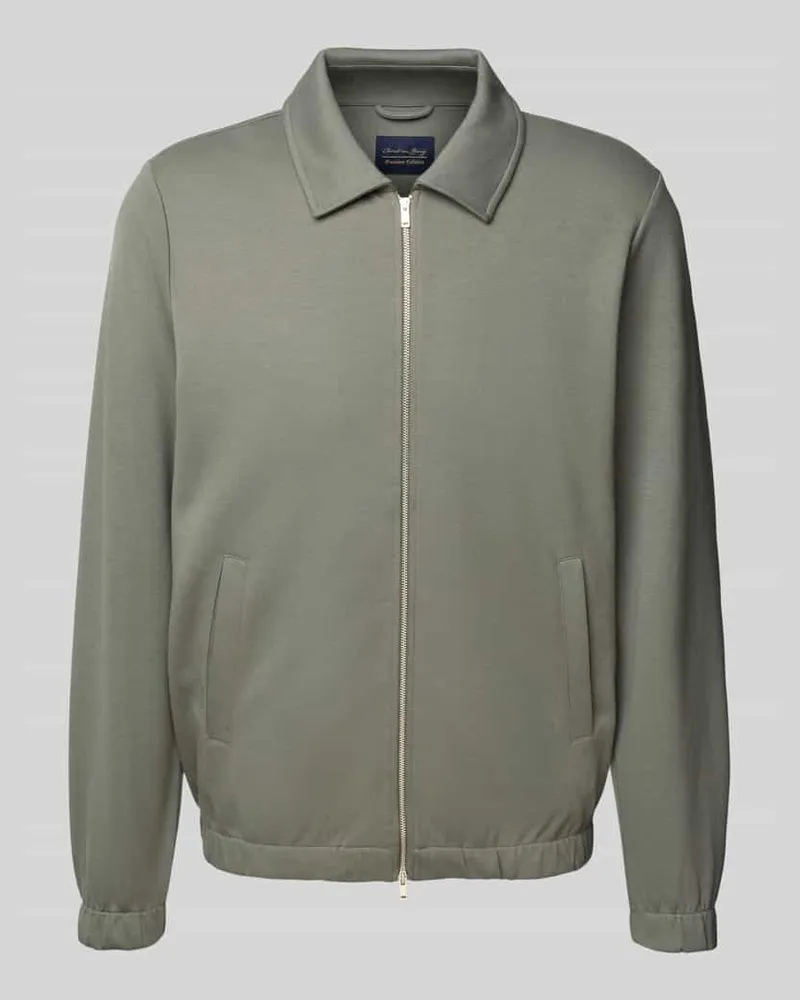 Christian Berg Sweatjacke mit Zweiwege-Reißverschluss 