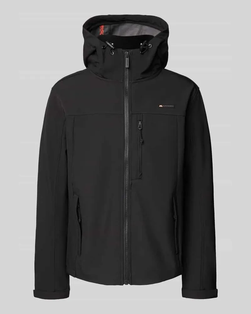 Superdry. Softshell-Jacke mit Reißverschlusstaschen 