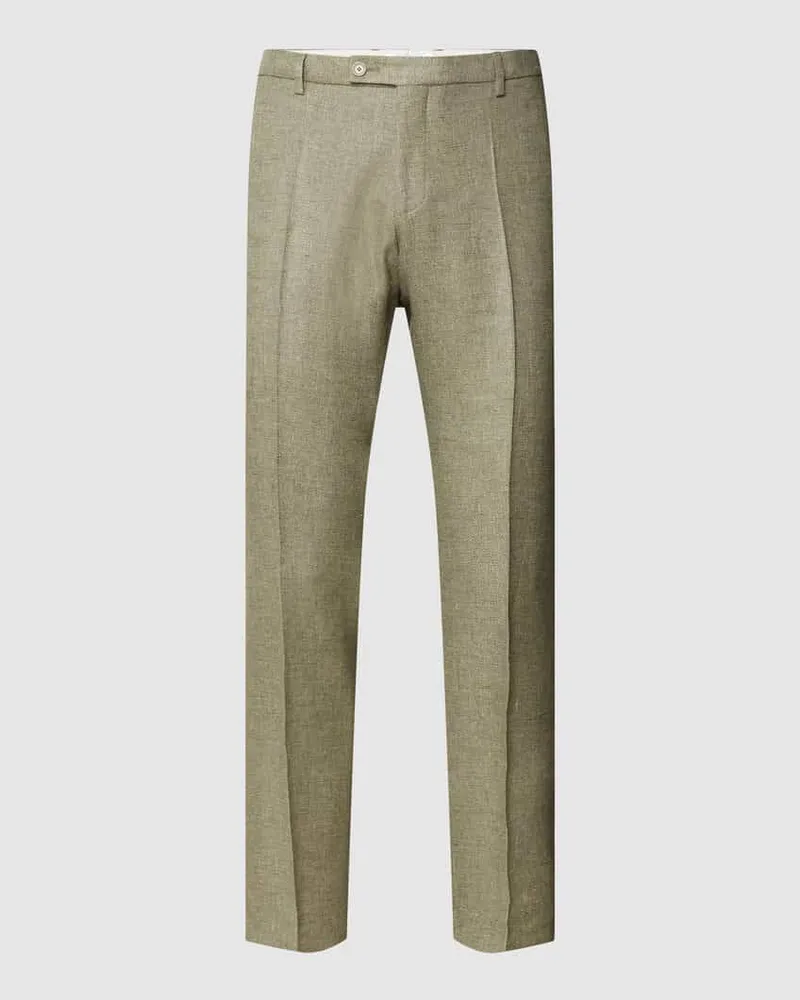 CG Slim Fit Chino mit Strukturmuster Modell 'Paco Gruen