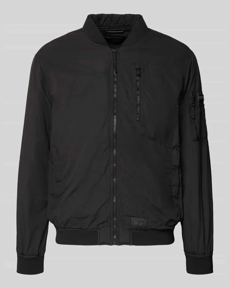 khujo Blouson mit Label-Patches Modell 'IBE Black