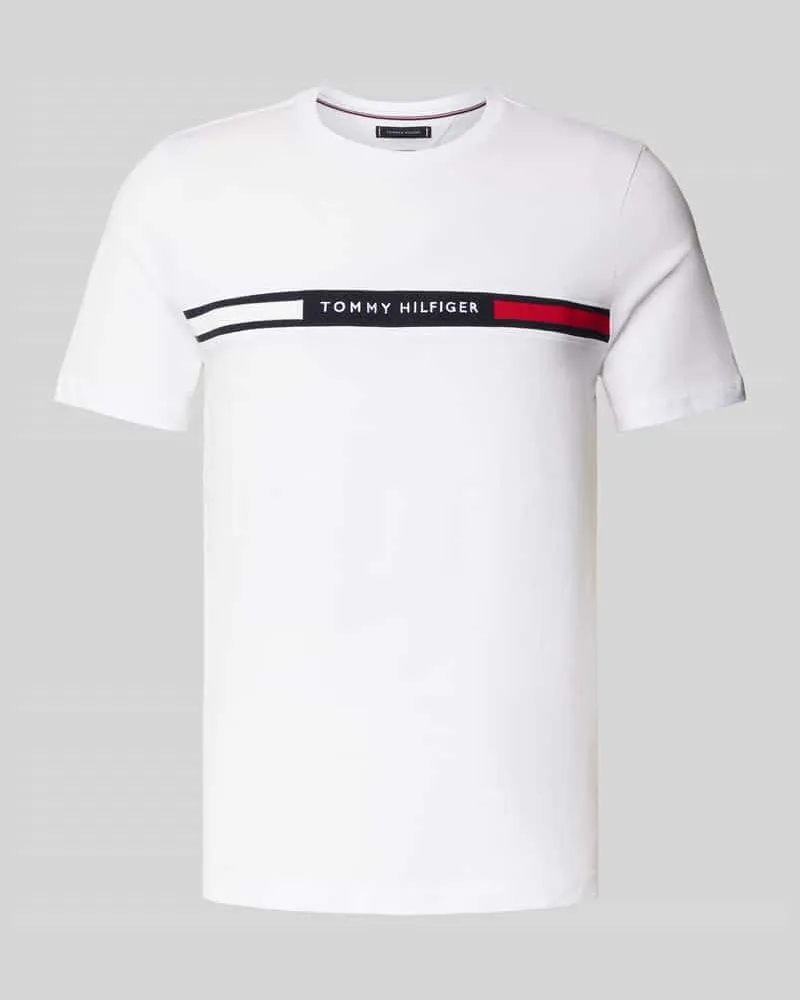 Tommy Hilfiger Regular Fit T-Shirt aus reiner Baumwolle 