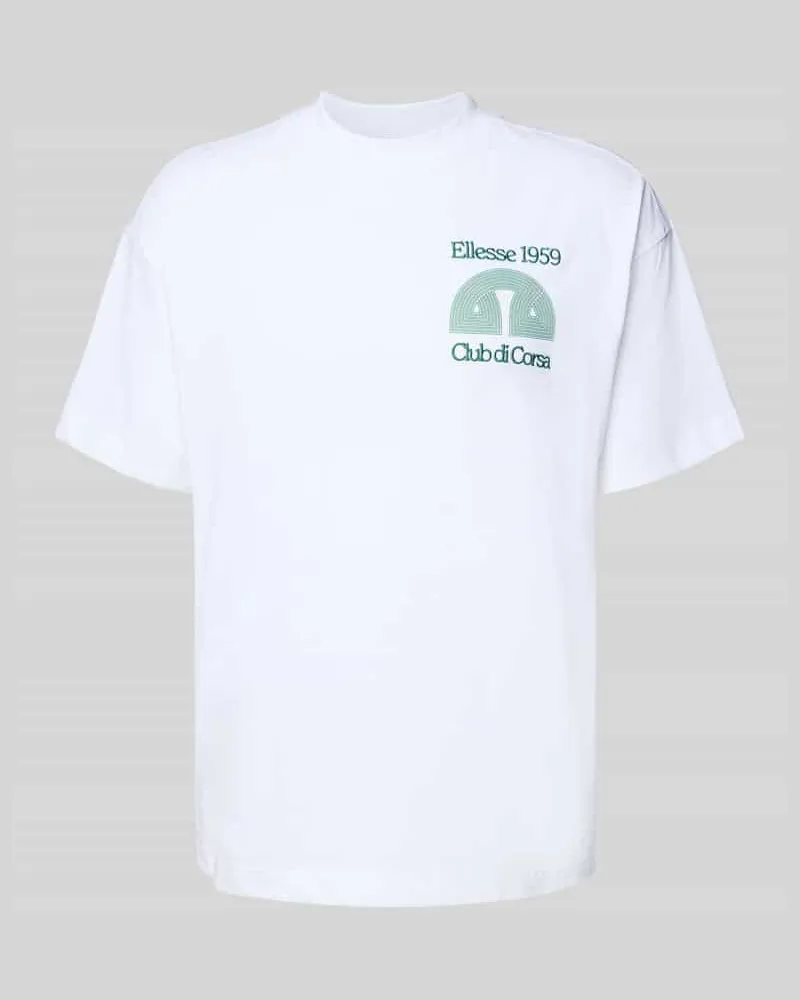 Ellesse T-Shirt mit Rundhalsausschnitt Modell 'CLUB DI CORSA 