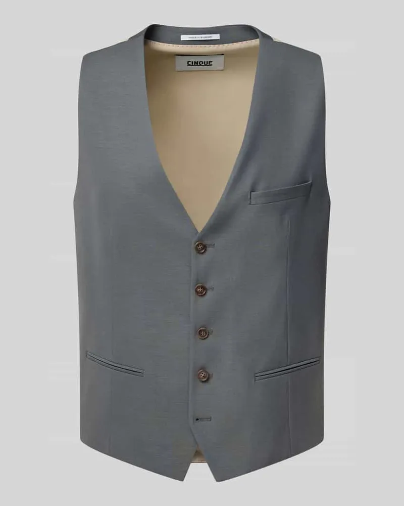 cinque Weste mit V-Ausschnitt Modell 'Totti Gruen