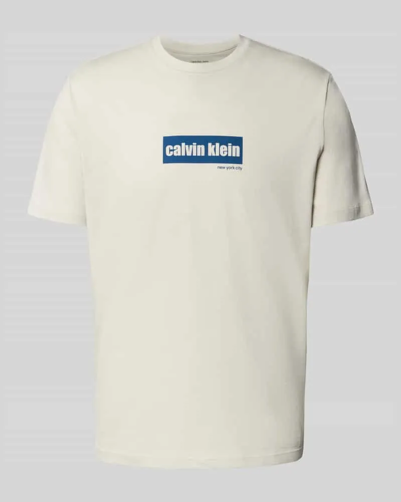 Calvin Klein T-Shirt mit Label-Print 