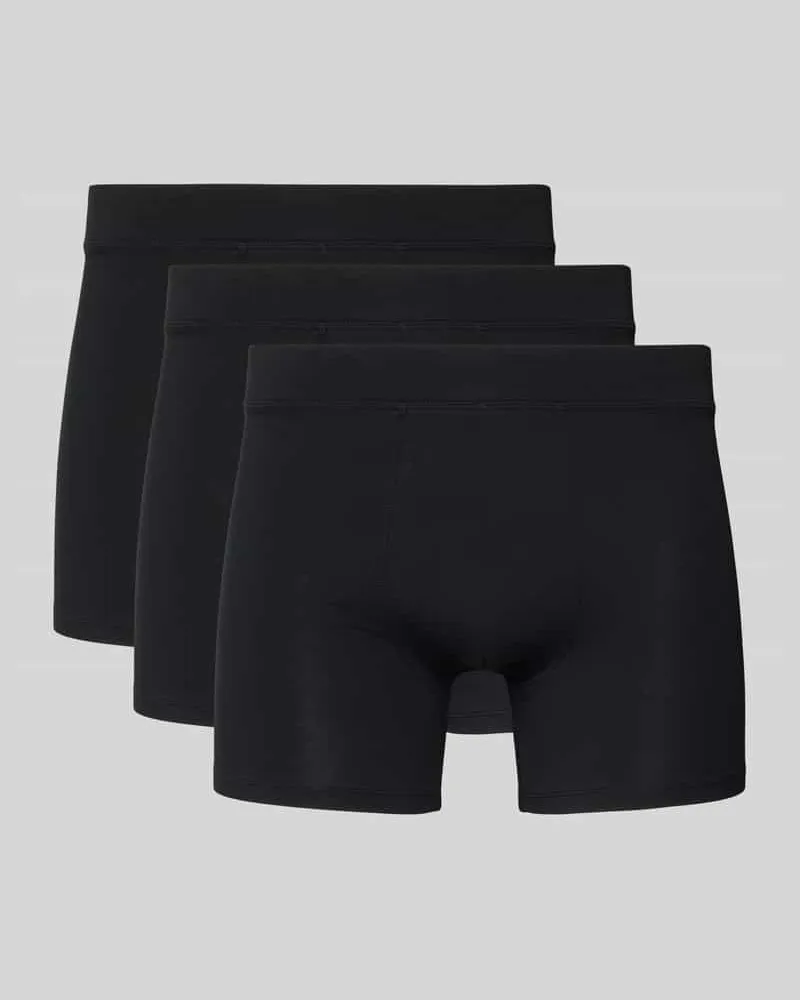 Christian Berg Trunks mit elastischem Bund im 3er-Pack Black