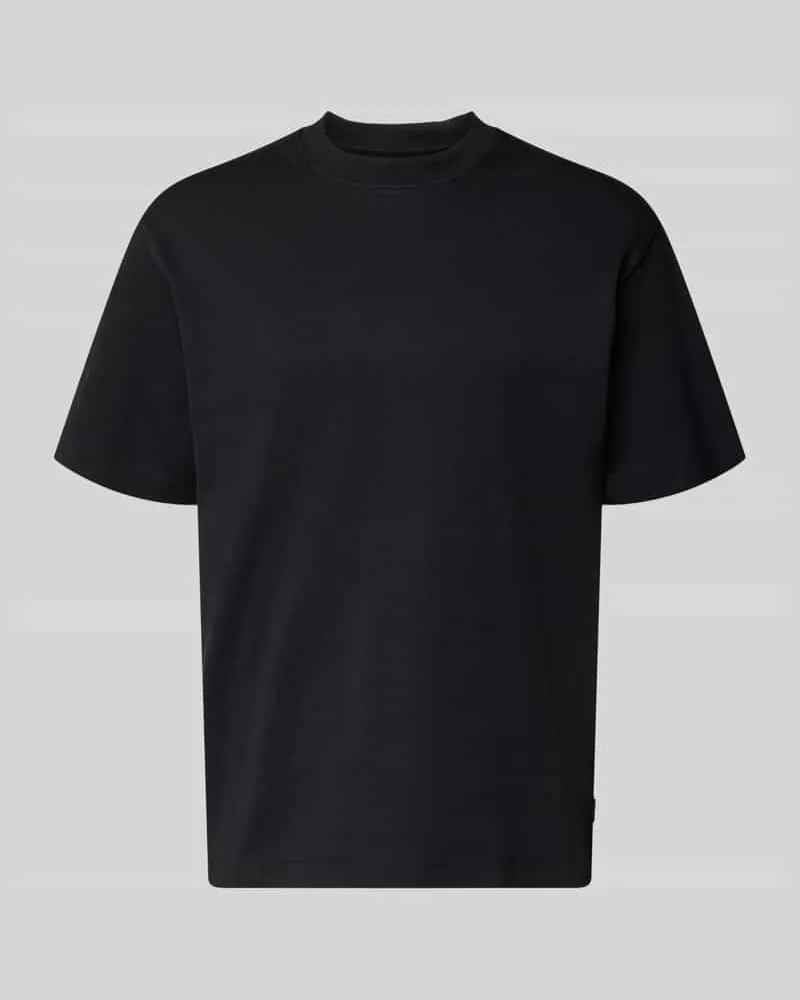Jack & Jones T-Shirt mit Rundhalsausschnitt Modell 'EURBAN EDGE Black