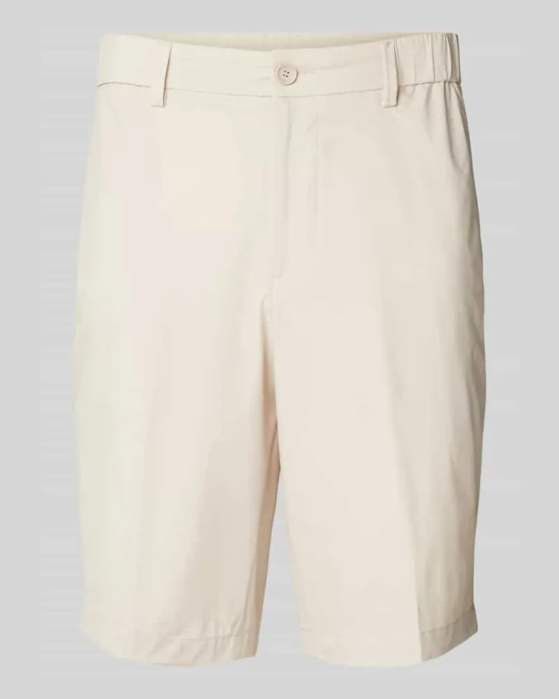 HUGO BOSS Shorts mit Gesäßtasche Modell 'Speedflex Beige