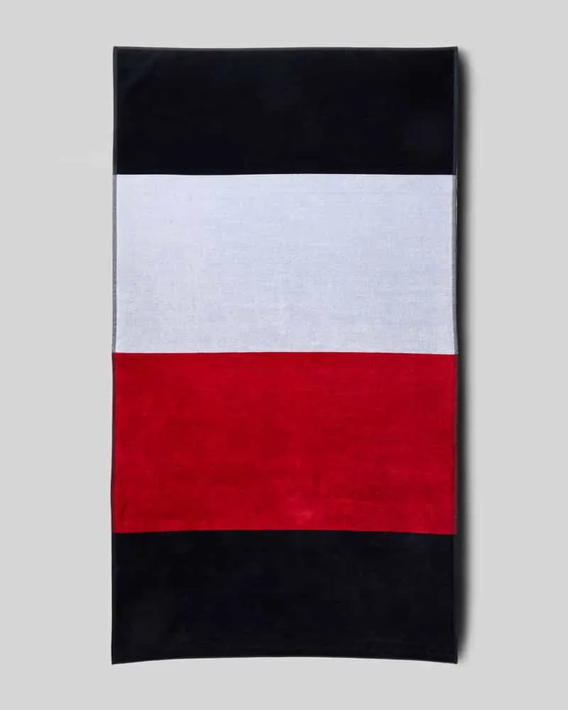 Tommy Hilfiger Strandhandtuch aus reiner Baumwolle 