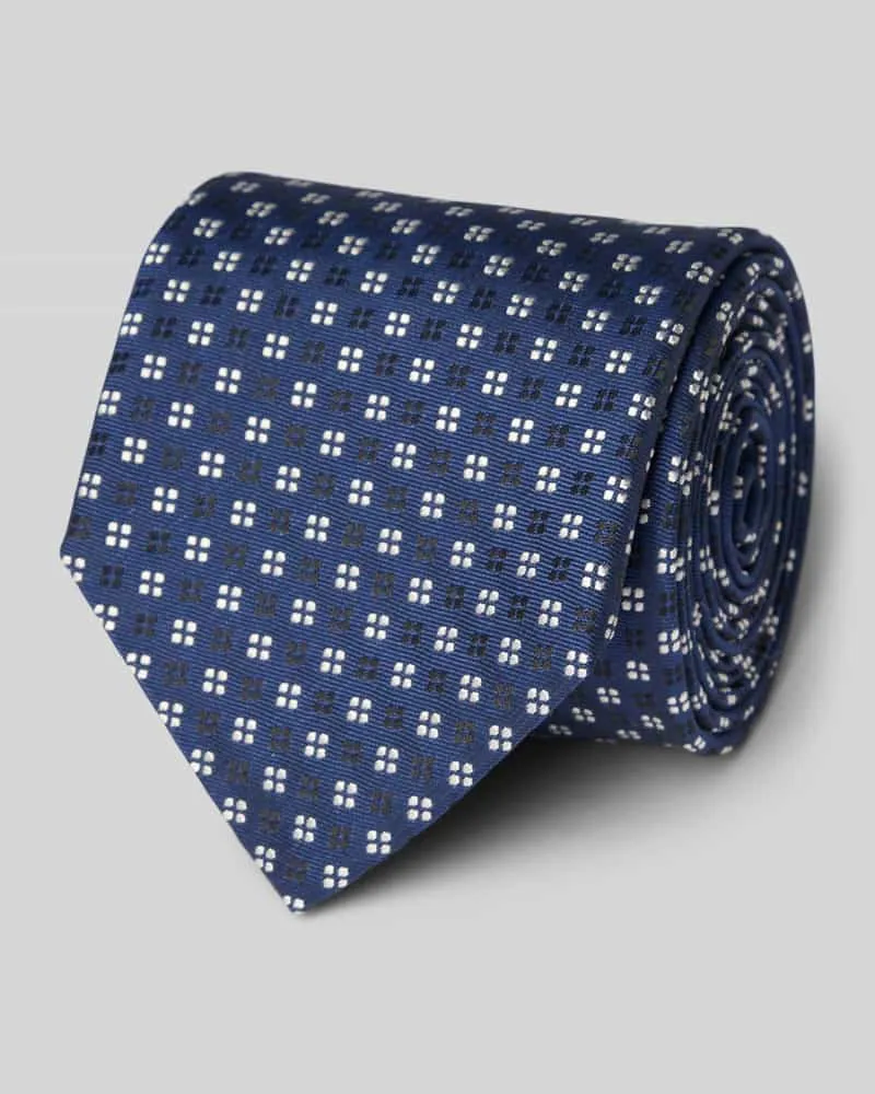 HUGO BOSS Krawatte aus Seiden-Mix Marine
