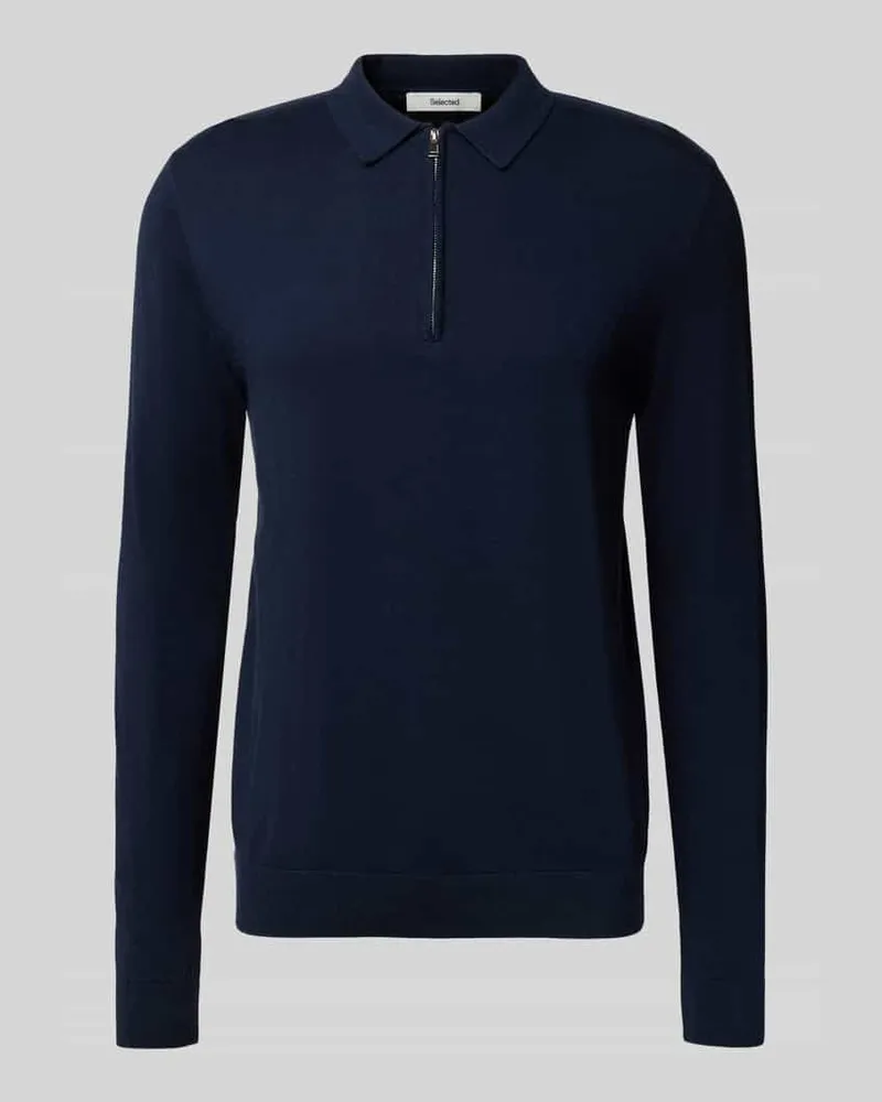 Selected Homme Regular Fit Strickpullover aus reiner Baumwolle Modell 'BERG 