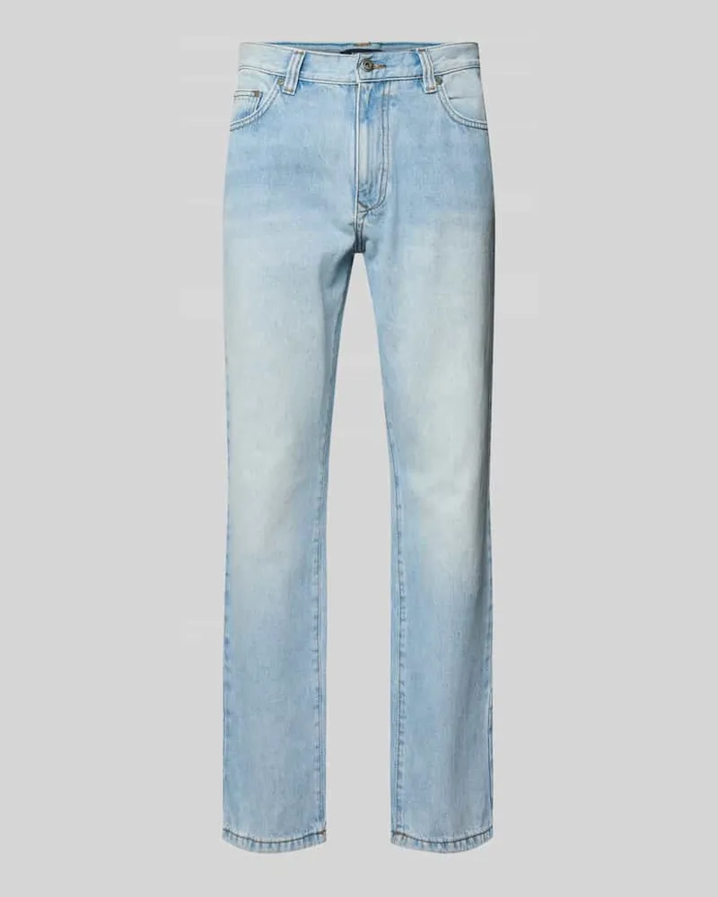 McNeal Loose Fit Jeans im 5-Pocket-Design Hellblau