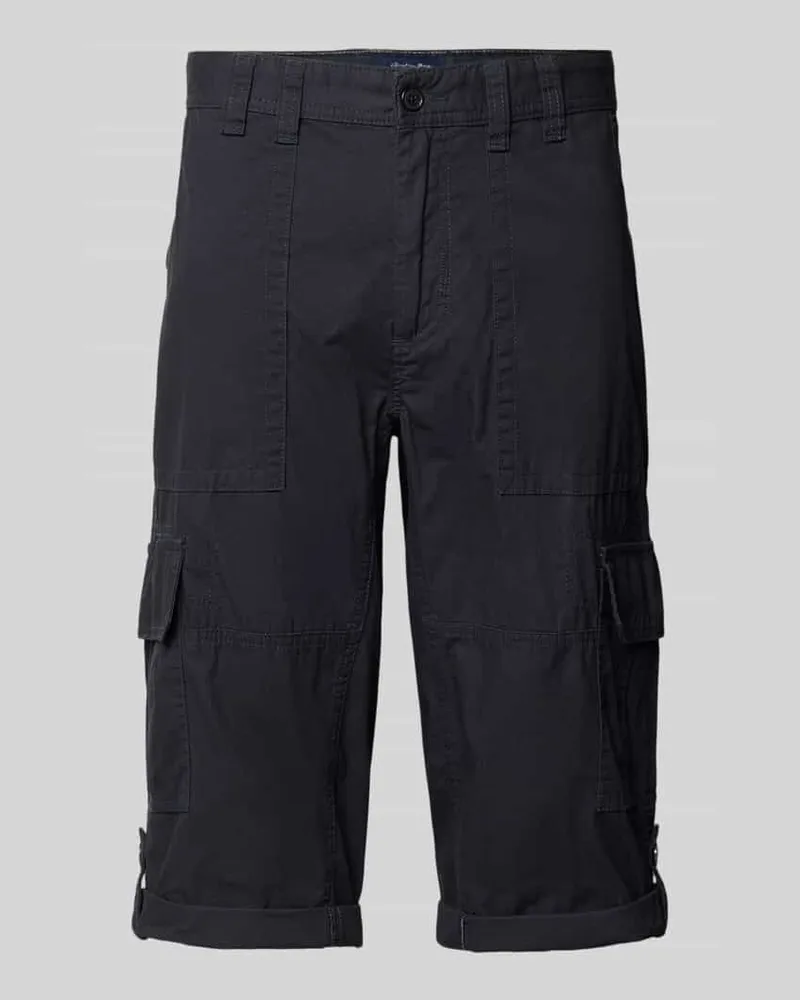 Christian Berg Bermudas mit Cargotaschen Marine