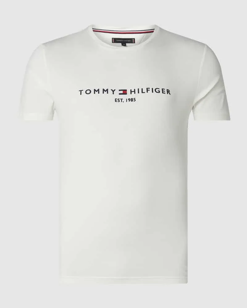 Tommy Hilfiger T-Shirt aus Bio-Baumwolle Weiss