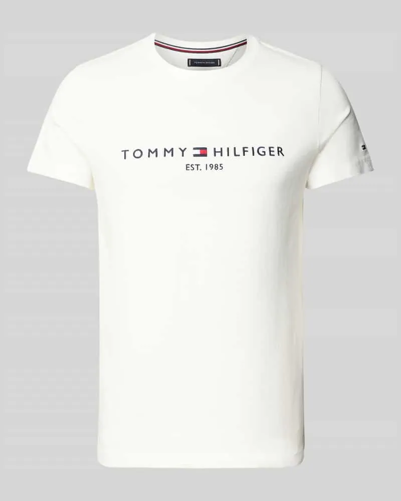 Tommy Hilfiger T-Shirt aus Bio-Baumwolle Weiss