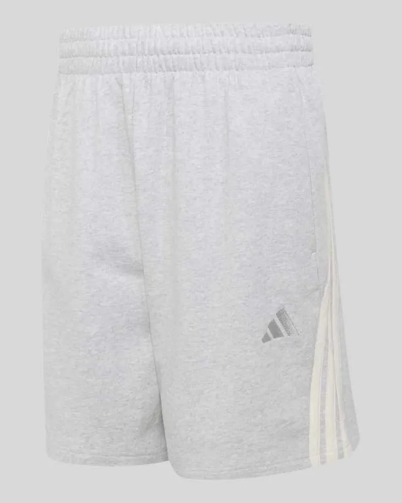 adidas Relaxed Fit Sweatshirts aus reiner Baumwolle Hellgrau