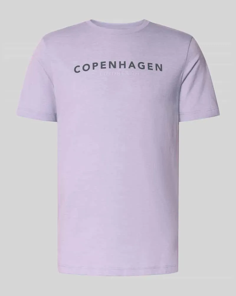 Lindbergh T-Shirt mit Label-Print 