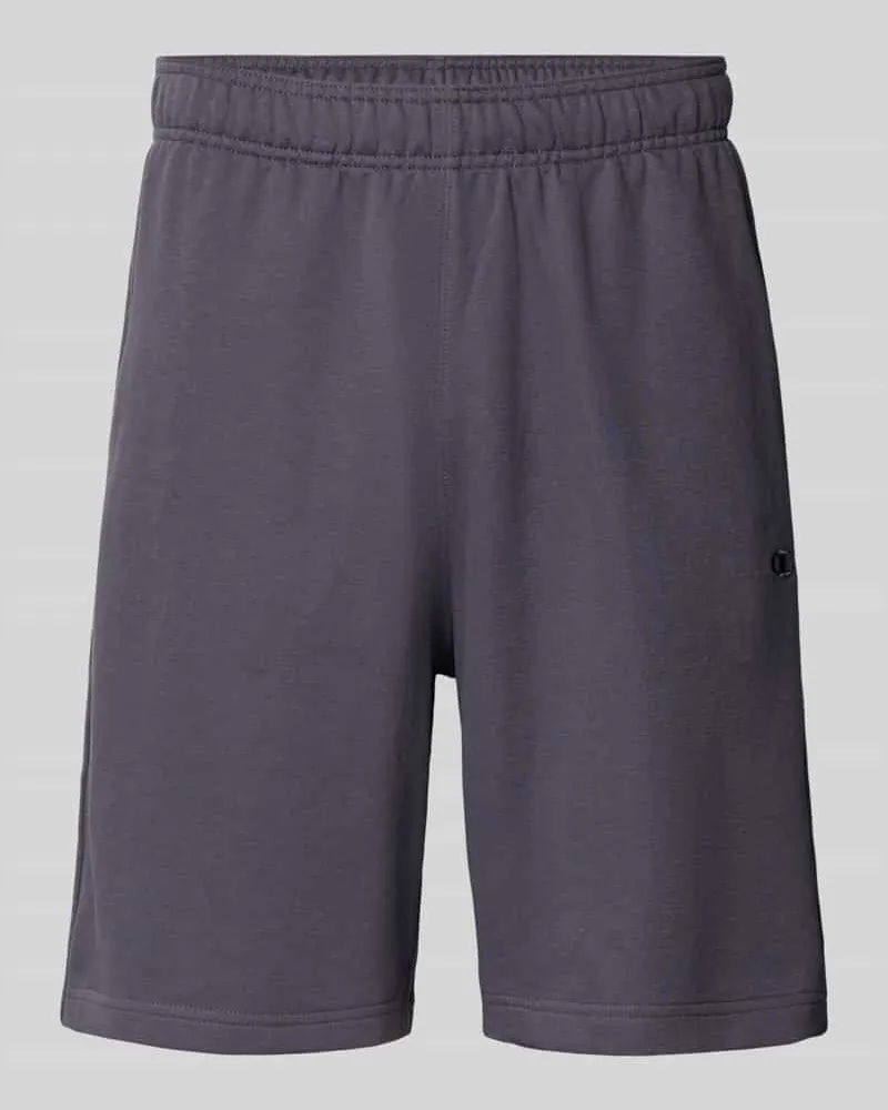 Champion Relaxed Fit Sweatbermudas mit Logo-Stitching Modell 'ICONS Anthrazit