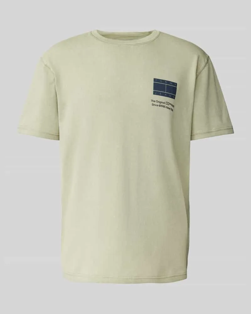 Tommy Hilfiger Regular Fit T-Shirt mit Label-Print 