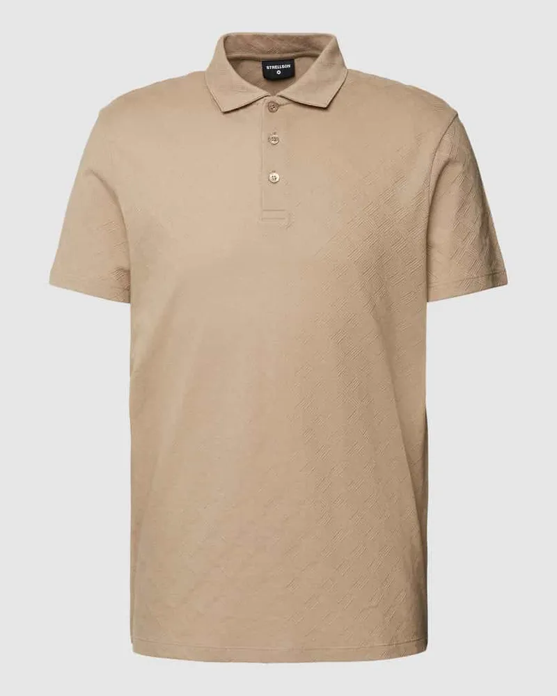 Strellson Poloshirt mit Strukturmuster Modell 'Fadu 